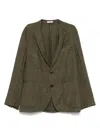 Boglioli Houndstooth-pattern Blazer In Brown