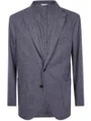 Boglioli Wool Blazer In Gray