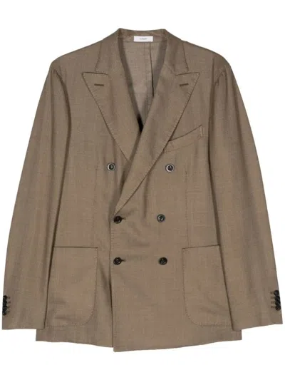 Boglioli K-jacket Double-breasted Blazer In Blue