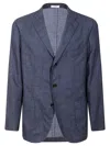 Boglioli Wool-blend Blazer In Blue