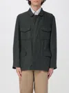 Boglioli Man Jacket Dark Green Size 42 Virgin Wool In Gray