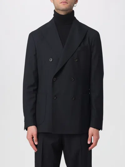 Boglioli Jacket  Men Color Black In Blue