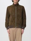 Boglioli Suede Jacket In Brown