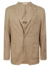 Boglioli Three-button Patch-pocket Blazer In Brown