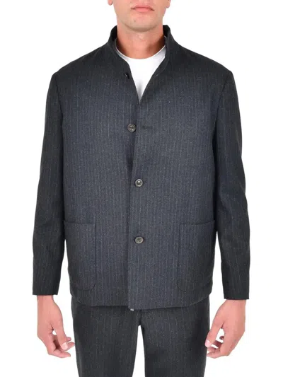 Boglioli Pinstipe K-jacket In Gray