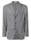 Boglioli Three-button Patch-pocket Jacket In Grey