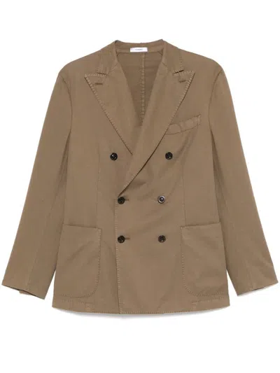 Boglioli Double-breasted Jacket In Black