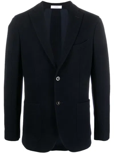 BOGLIOLI BOGLIOLI WOOL BLEND SINGLE-BREASTED JACKET