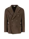 Boglioli Corduroy Blazer In Brown
