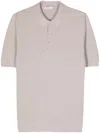 Boglioli Piqué Cotton Polo Shirt In Grey