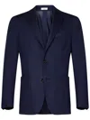 Boglioli Dark Blue Lightweight Luxury Cashmere K-jacket In Blue