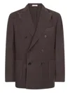 Boglioli K-jacket Double-breasted Blazer In Brown