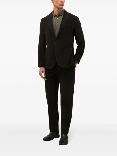 Boglioli K-jacket Single-breasted Blazer In Green