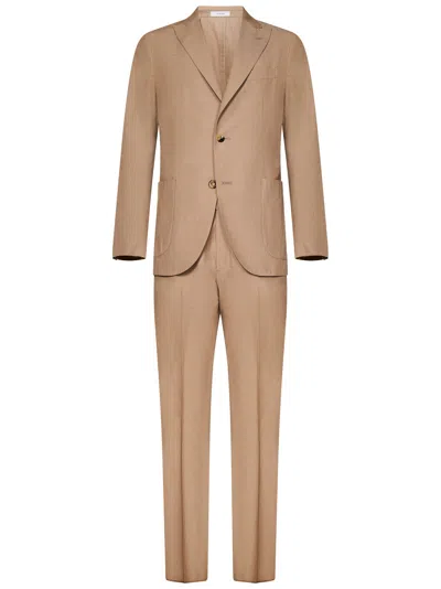 Boglioli K-jacket Suit In Brown
