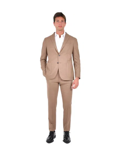 Boglioli Patch-pocket Suit In Neutral