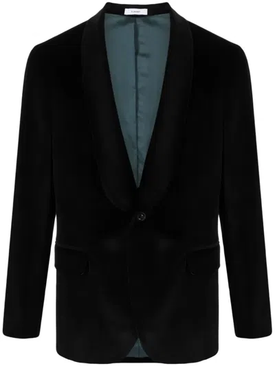 Boglioli K-jacket Velvet Blazer In Black