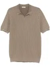 Boglioli Knitted Polo Shirt In Green