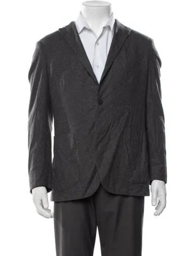 Pre-owned Boglioli Lambswool Jacket In Grey