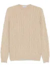 Boglioli Man Sweater Beige Size Xl Wool, Cashmere In Brown