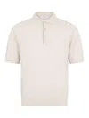Boglioli Light Beige Flat-ribbed Linen In White
