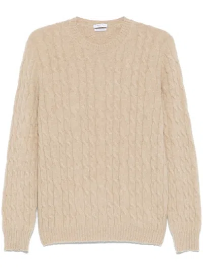 Boglioli Sweater With Logo In White