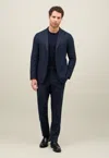 Boglioli Virgin Wool K-jacket Suit In Blue