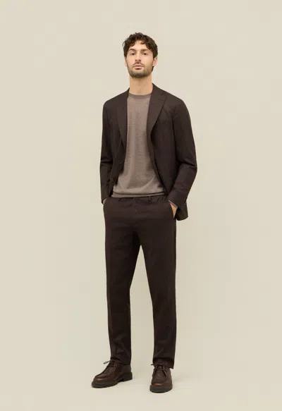 Boglioli Light Flannel K-suit In Black