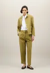 Boglioli Light Popeline Margot Blazer In Green