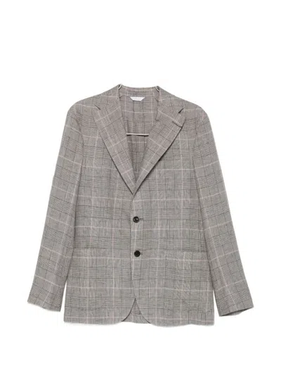 Boglioli Line Double-breasted Jacket In Gray