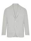 Boglioli Linen Blazer In Gray