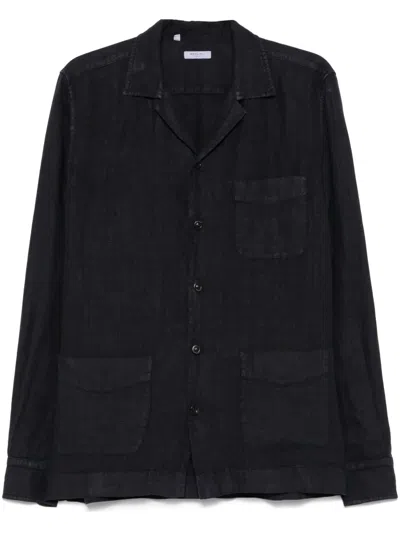 BOGLIOLI LINEN OVERSHIRT