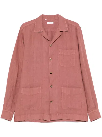 BOGLIOLI LINEN OVERSHIRT