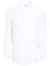 Boglioli Long-sleeved Cotton Shirt In 白色