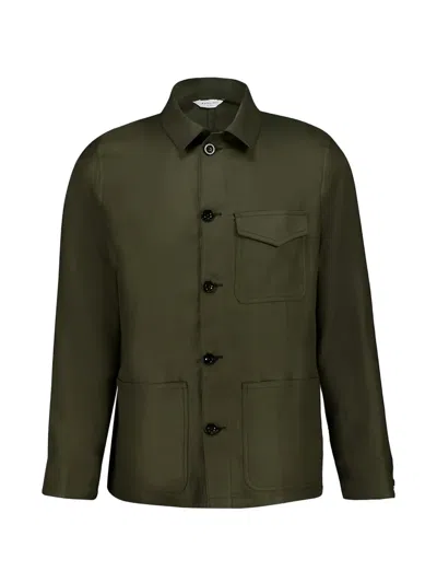 Boglioli Linen Shirt In Green