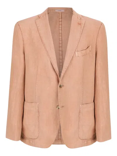 Boglioli Linen Single-breasted Suit