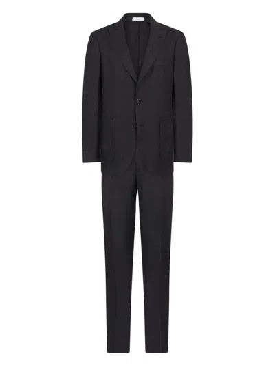 Boglioli Linen Suit In Blue