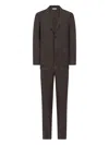 Boglioli Linen Suit In Brown