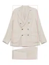 Boglioli Linen Suit In Neutrals