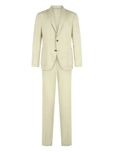 Boglioli Linen Suit In Neutrals