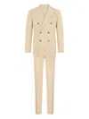Boglioli Garment Dyed Linen Dover Suit In Neutrals