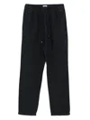 Boglioli Linen Trousers In Blau