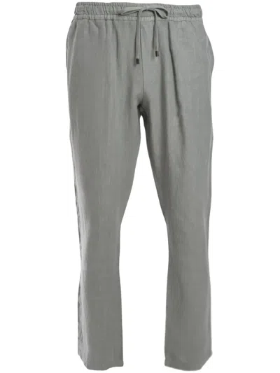 Boglioli Linen Trousers In Grey