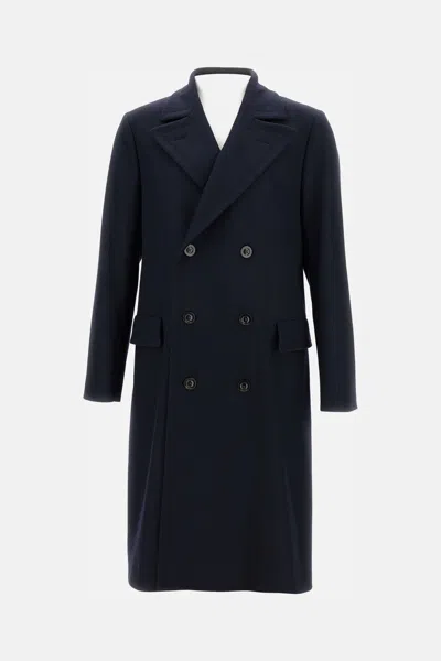 Boglioli Long Coat In Blue
