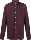 Boglioli Long-sleeve Buttoned Shirt In Red