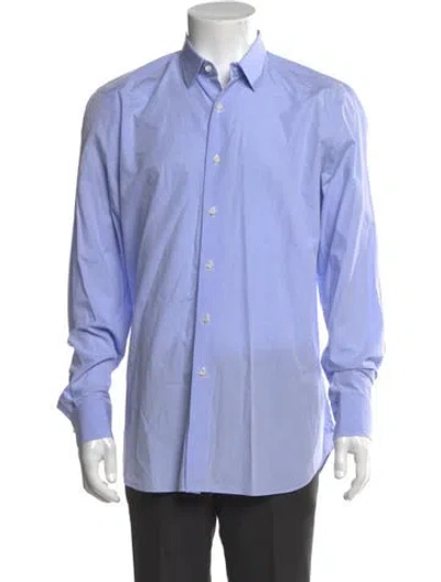 Pre-owned Boglioli Long Sleeve Dress Shirt In Blue