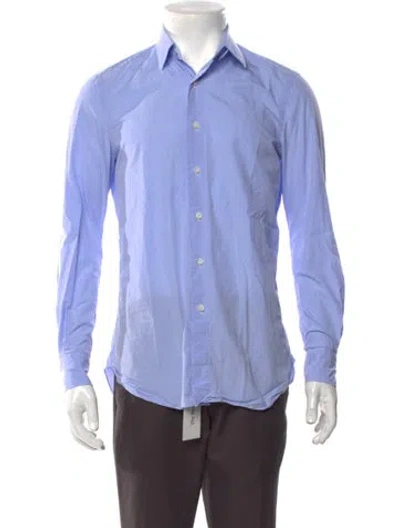 Pre-owned Boglioli Long Sleeve Dress Shirt In Blue