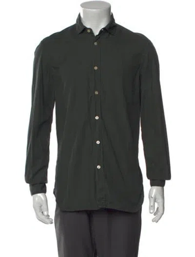 Pre-owned Boglioli Long Sleeve Dress Shirt In Green