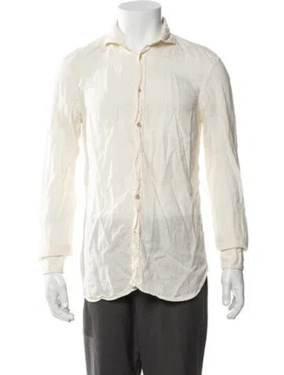 Pre-owned Boglioli Long Sleeve Dress Shirt In Neutral