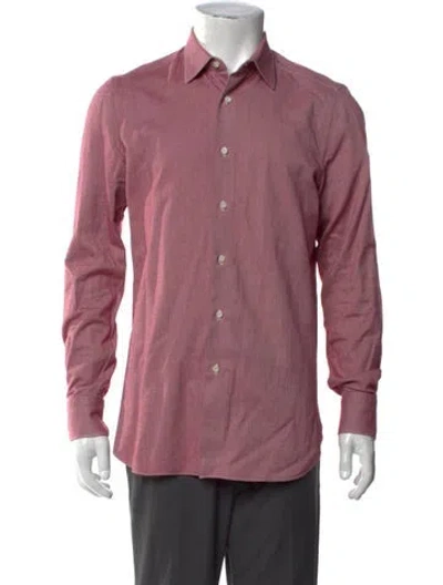 Pre-owned Boglioli Long Sleeve Dress Shirt In Pink