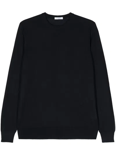 Boglioli Long-sleeve Jumper In Blue